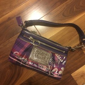 Coach mini purse/clutch
